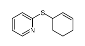 2-cyclohex-2-en-1-ylsulfanylpyridine Structure