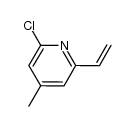 6-chloro-4-methyl-2-vinylpyridine Structure