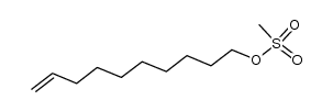 9-decenyl methanesulfonate结构式