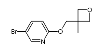 5-Bromo-2-(3-methyl-oxetan-3-ylmethoxy)-pyridine Structure