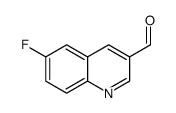 6-fluoroquinoline-3-carbaldehyde structure