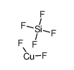 Silicate(2-),hexafluoro-, copper(2+) (1:1) Structure