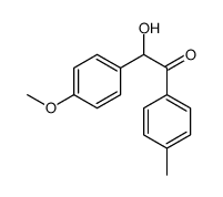 2-hydroxy-2-(4-methoxyphenyl)-1-(4-methylphenyl)ethanone Structure