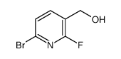 (6-溴-2-氟吡啶-3-基)甲醇结构式