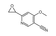 4-methoxy-6-(oxiran-2-yl)pyridine-3-carbonitrile Structure