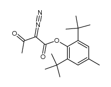 2,6-Bis(1,1-dimethylethyl)-4-methylphenyl 2-diazo-3-butenoate结构式