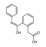 2-[2-(phenylcarbamoyl)phenyl]acetic acid结构式