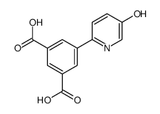 5-(5-hydroxypyridin-2-yl)benzene-1,3-dicarboxylic acid Structure