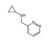 N-(pyridazin-3-ylmethyl)cyclopropanamine Structure