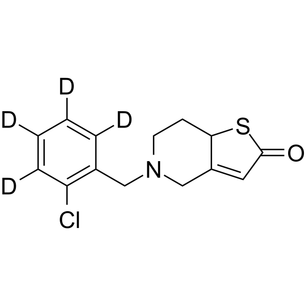 2-Oxo Ticlopidine-d4 Structure