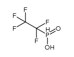 (perfluoroethyl)phosphinic acid Structure