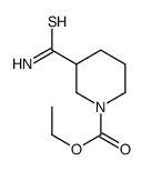 ethyl 3-carbamothioylpiperidine-1-carboxylate Structure