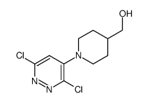 [1-(3,6-dichloropyridazin-4-yl)piperidin-4-yl]methanol结构式