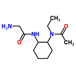 N-{2-[Acetyl(ethyl)amino]cyclohexyl}glycinamide Structure