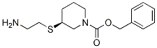 (S)-3-(2-AMino-ethylsulfanyl)-piperidine-1-carboxylic acid benzyl ester Structure