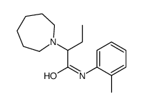 2-(azepan-1-yl)-N-(2-methylphenyl)butanamide Structure