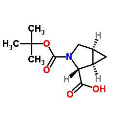 (1R,2R,5S)-3-[(tert-butoxy)carbonyl]-3-azabicyclo[3.1.0]hexane-2-carboxylic acid Structure