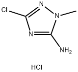 3-Chloro-1-methyl-1H-1,2,4-triazol-5-amine hydrochloride Structure