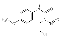 Urea, 1-(2-chloroethyl)-3-(p-methoxyphenyl)-N-nitroso- (8CI) structure