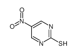 5-nitro-1H-pyrimidine-2-thione结构式