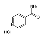 pyridine-4-carboxamide,hydrochloride结构式