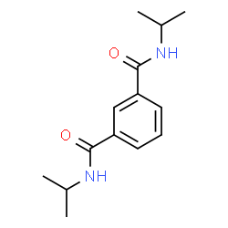 1,3-Benzenedicarboxamide, N,N'-bis(1-Methylethyl)- Structure