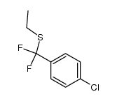 ((4-chlorophenyl)difluoromethyl)(ethyl)sulfane结构式