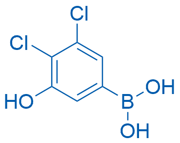 (3,4-二氯-5-羟基苯基)硼酸图片