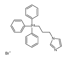 3-imidazol-1-ylpropyl(triphenyl)phosphanium,bromide Structure