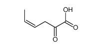 (Z)-2-oxohex-4-enoic acid Structure