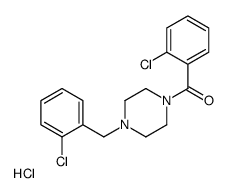 (2-chlorophenyl)-[4-[(2-chlorophenyl)methyl]piperazin-1-yl]methanone,hydrochloride Structure