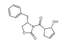 (4S)-4-Benzyl-3-{[(1S,2R)-2-hydroxy-3-cyclopenten-1-yl]carbonyl}-1,3-oxazolidin-2-one picture