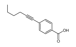 4-hex-1-ynylbenzoic acid Structure