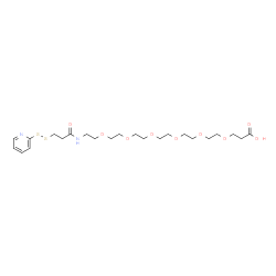 SPDP-PEG6-acid Structure