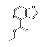 呋喃并[3,2-c]吡啶-4-羧酸乙酯结构式