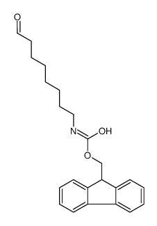 9H-fluoren-9-ylmethyl N-(8-oxooctyl)carbamate Structure