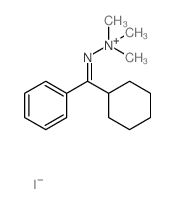 [(cyclohexyl-phenyl-methylidene)amino]-trimethyl-azanium structure