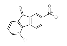 9H-Fluoren-9-one,5-mercapto-2-nitro- Structure