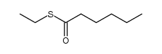 Hexanethioic acid S-ethyl ester Structure