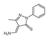 4-aminomethylene-5-methyl-2-phenyl-2,4-dihydro-pyrazole-3-thione Structure