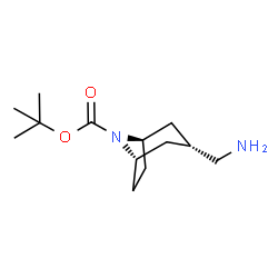 endo-3-aminomethyl-8-boc-8-azabicyclo[3.2.1]octane structure