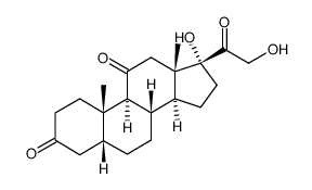 5β-dihydrocortisone Structure