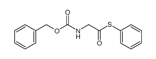 Sphenyl N-benzyloxycarbonylaminoethanothioate Structure