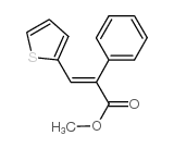 METHYL 2-PHENYL-3-(2-THIENYL)ACRYLATE Structure