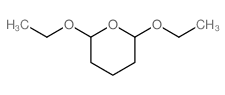 2H-Pyran,2,6-diethoxytetrahydro- structure