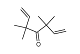 3,3,5,5-tetramethyl-1,6-heptadien-4-one结构式