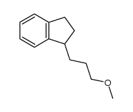 1-(3-methoxypropyl)-2,3-dihydro-1H-indene结构式