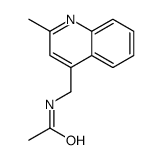 N-[(2-methylquinolin-4-yl)methyl]acetamide Structure