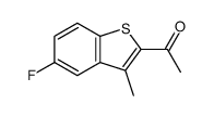 1-(5-fluoro-3-methyl-1-benzothiophen-2-yl)ethanone图片