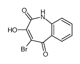 4-Bromo-3-hydroxy-1H-1-benzazepine-2,5-dione Structure